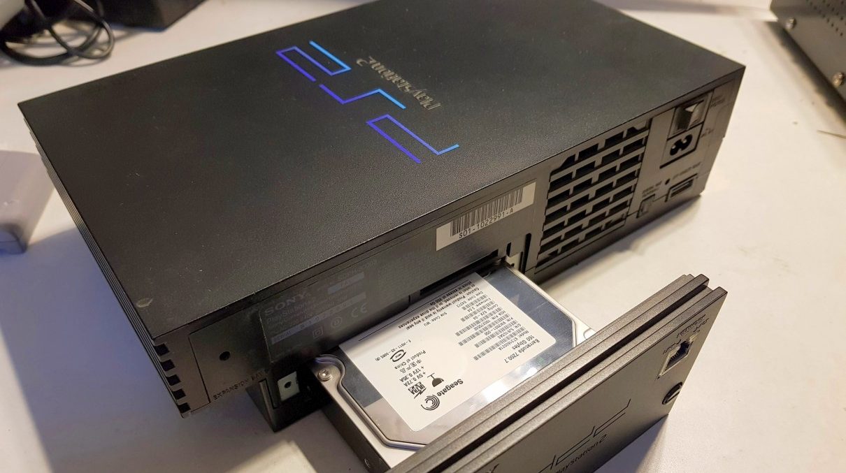 PlayStation 2 SATA Hard Drive upgrade - 8Bitplus