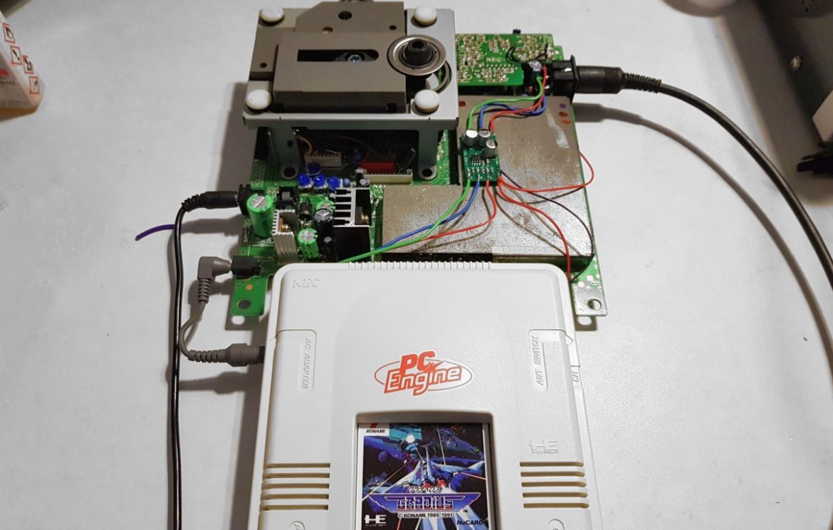 NEC Super CD-Rom2 RGB upgrade and Re-cap - 8Bitplus